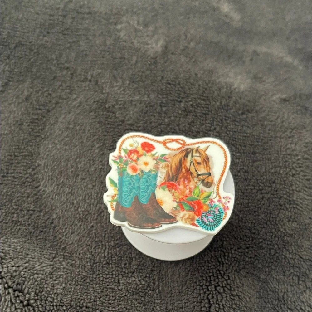 Floral Horse PopSocket